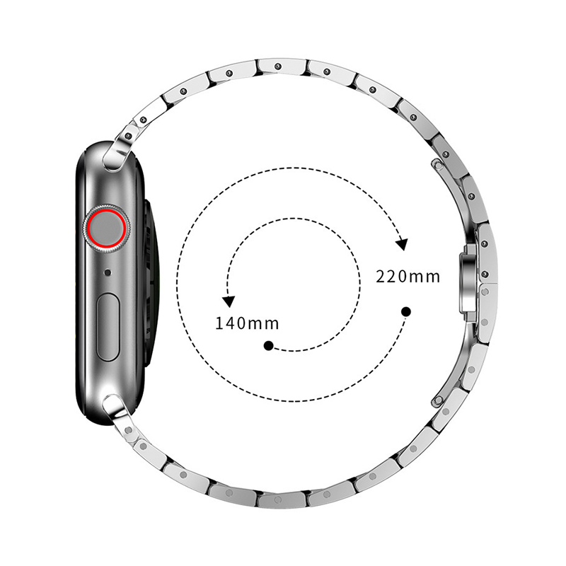 【未来感溢れる】アローリンクチタンバンド【アップルウォッチ】