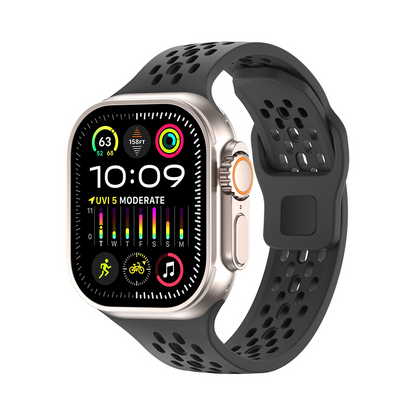 【選べる14色】スポーツメッシュシリコンバンド【アップルウォッチ】