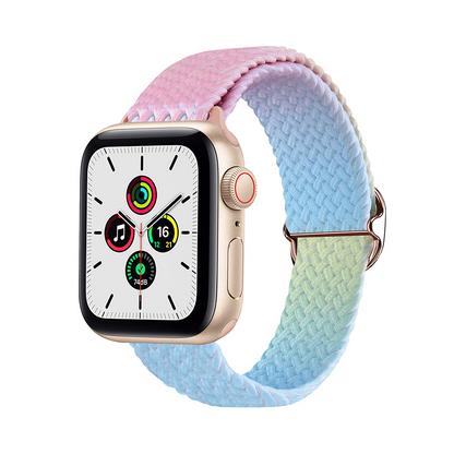 【やさしい色合い】グラデーションナイロンバンド【アップルウォッチ】