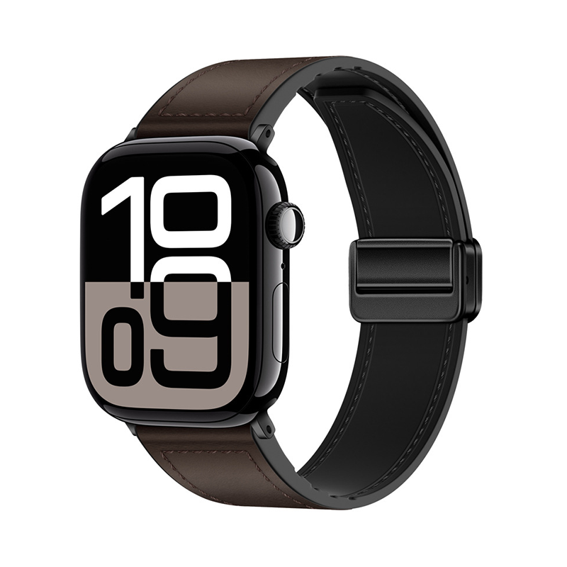 【全40色】シリコンレザーマグネットバンド【アップルウォッチ】