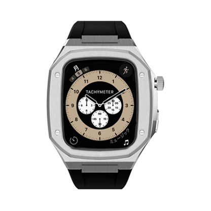 [13 colors available with integrated case] Premium metal band [Apple Watch]