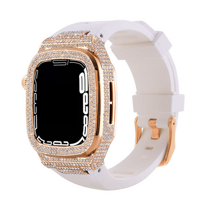 [6 colors available with integrated case] Luxury metal band [Apple Watch]