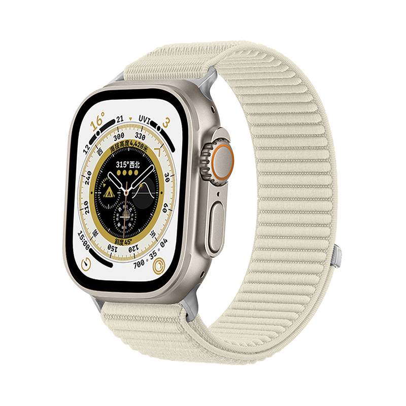 【ストレスフリー装着】カラフルナイロンマジックバンド【アップルウォッチ】