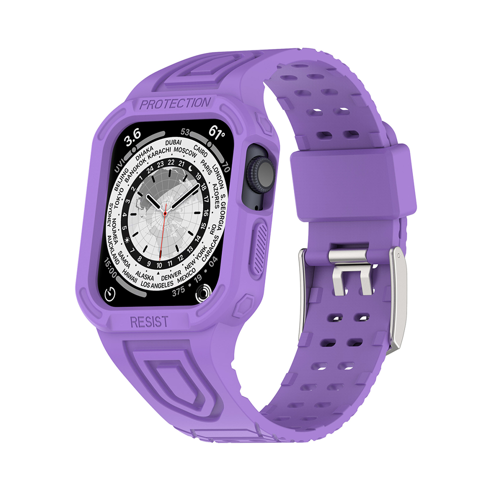 [9 colors available] Armor style case integrated TPU band [Apple Watch]