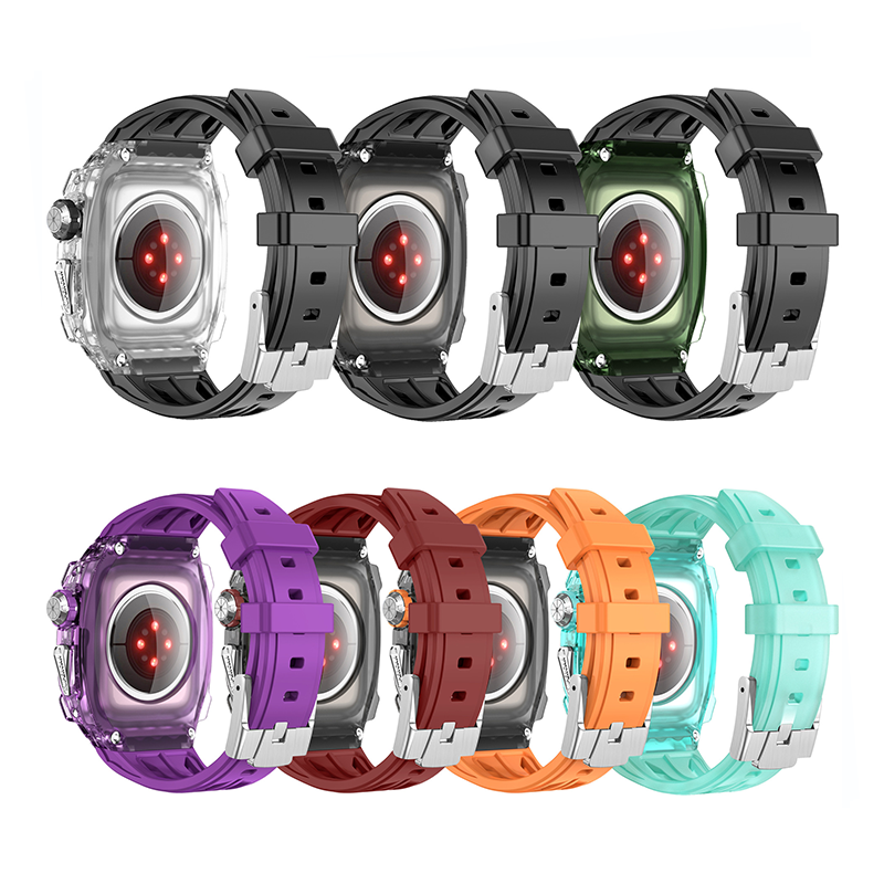 [7 colors available] Tough Clear Protect Band [Apple Watch]