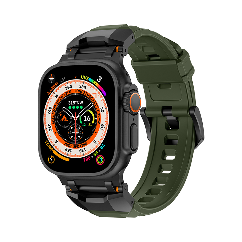 Shield Connect Silicone Band (8 colors available) for Apple Watch
