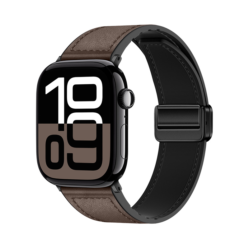 【全40色】シリコンレザーマグネットバンド【アップルウォッチ】