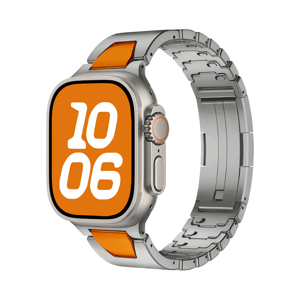 【最新デザイン】モダンカットステンレスバンド【アップルウォッチ】