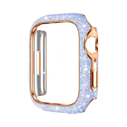【輝くアクセ感】スパークルフレームケース【アップルウォッチ】