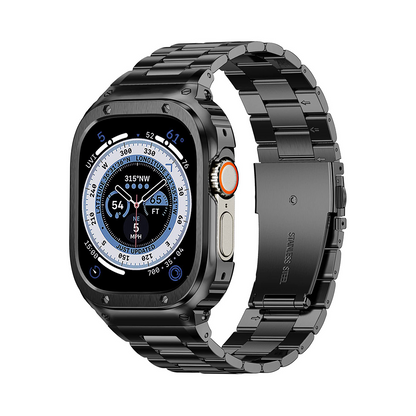 【メタル一体構造】フルメタルケース一体型バンド【アップルウォッチ】