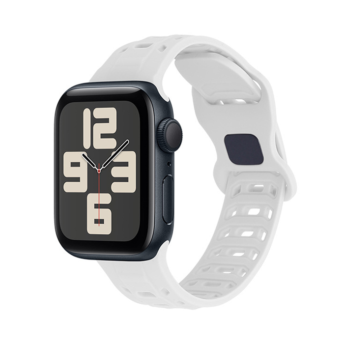 【太めで快適】エアホールマグシリコンバンド【アップルウォッチ】