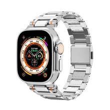 [Attractive luxury] Orange accent metal band [Apple Watch]
