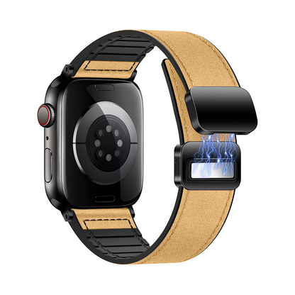 【全40色】シリコンレザーマグネットバンド【アップルウォッチ】