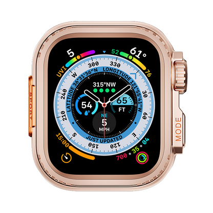 [4 colors available] Ultra-style double-sided protective metal frame [Apple Watch]