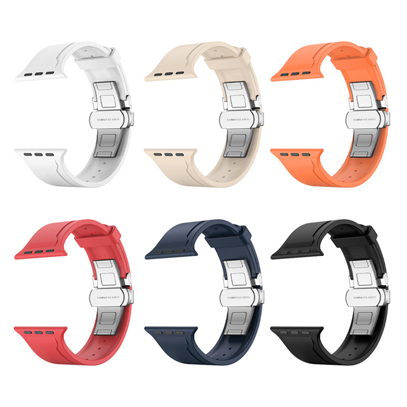 [6 colors available] Elite Rubber Sport Band [Apple Watch]