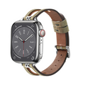 [6 colors available] Star Cross Leather Band [Apple Watch]