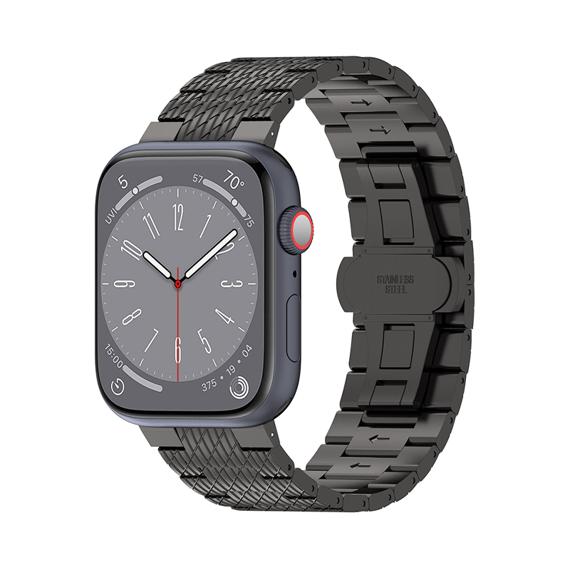 [Brilliant Engraving] Cut Line Stainless Steel Band [Apple Watch]