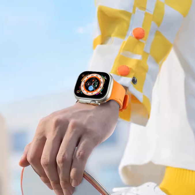 [6 colors available] Elite Rubber Sport Band [Apple Watch]