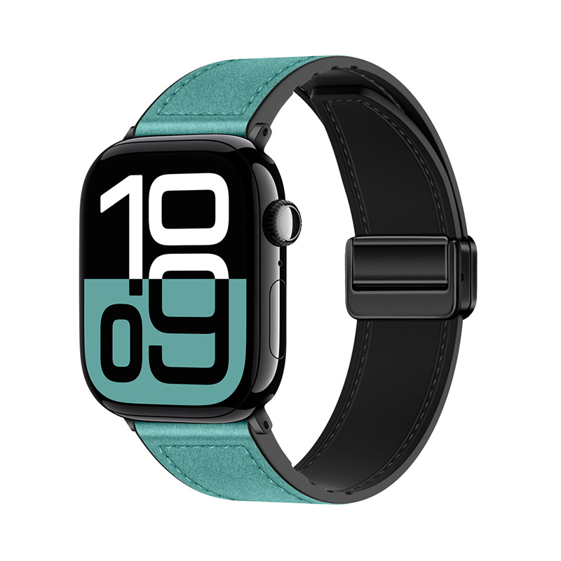 【全40色】シリコンレザーマグネットバンド【アップルウォッチ】