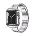 [Case and set] Stainless steel band with shell cover [Apple Watch]