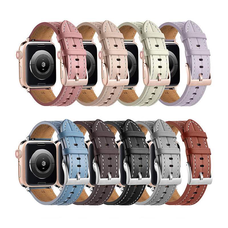 [9 colors available] Centerline leather band [Apple Watch]