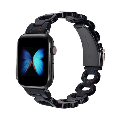 [7 colors available] Circle Link Resin Band [Apple Watch]