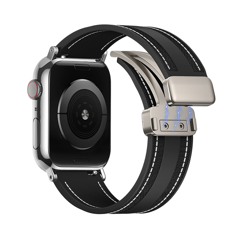 [Magnetic Comfort] Braided Silicone Magnetic Band [Apple Watch]