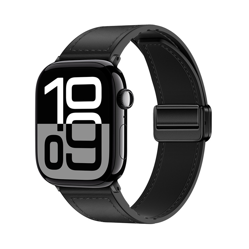 【全40色】シリコンレザーマグネットバンド【アップルウォッチ】