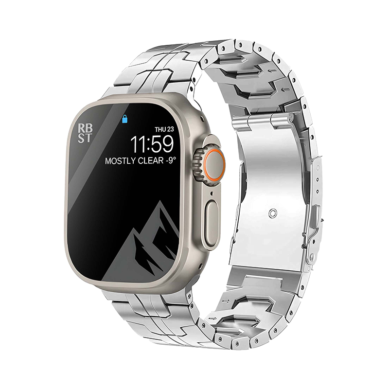 【未来感溢れる】アローリンクチタンバンド【アップルウォッチ】