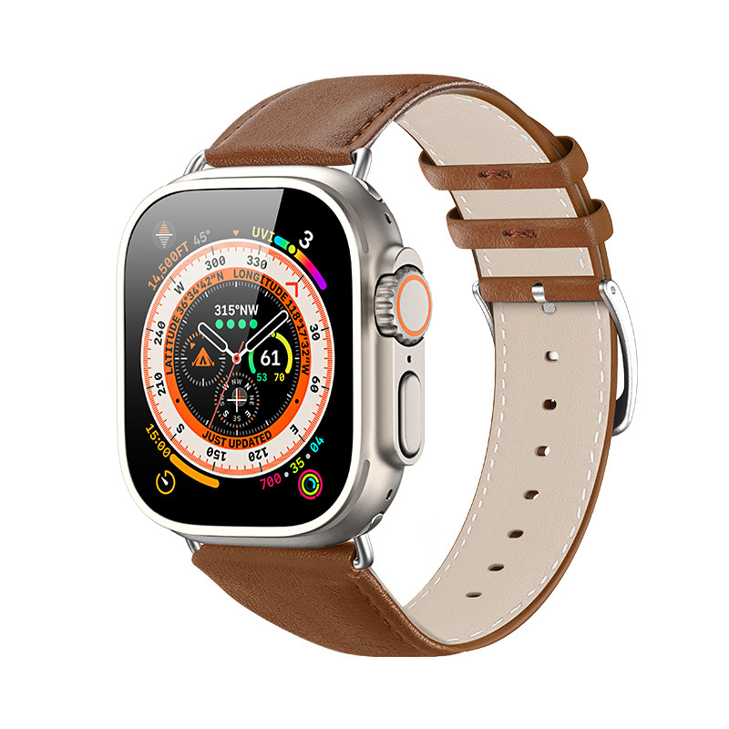 [Elegant Waterproof] Waterproof Leather Band [Apple Watch]