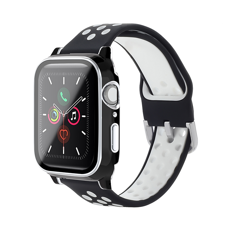 [Cover and case integrated] Breeze Dot Silicone Band [Apple Watch]