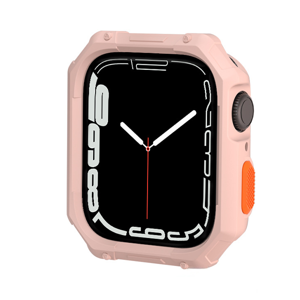 【耐衝撃TPU】カラーボタンプロテクトケース【アップルウォッチ】