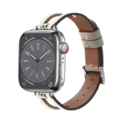 [6 colors available] Star Cross Leather Band [Apple Watch]