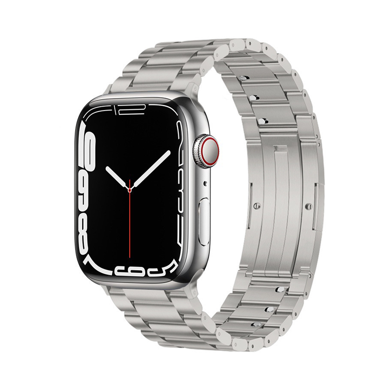 【工具不要】ツールレスチタンメタルバンド【アップルウォッチ】