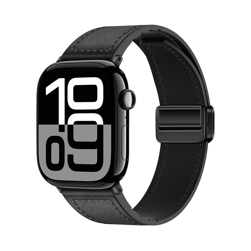 【全40色】シリコンレザーマグネットバンド【アップルウォッチ】