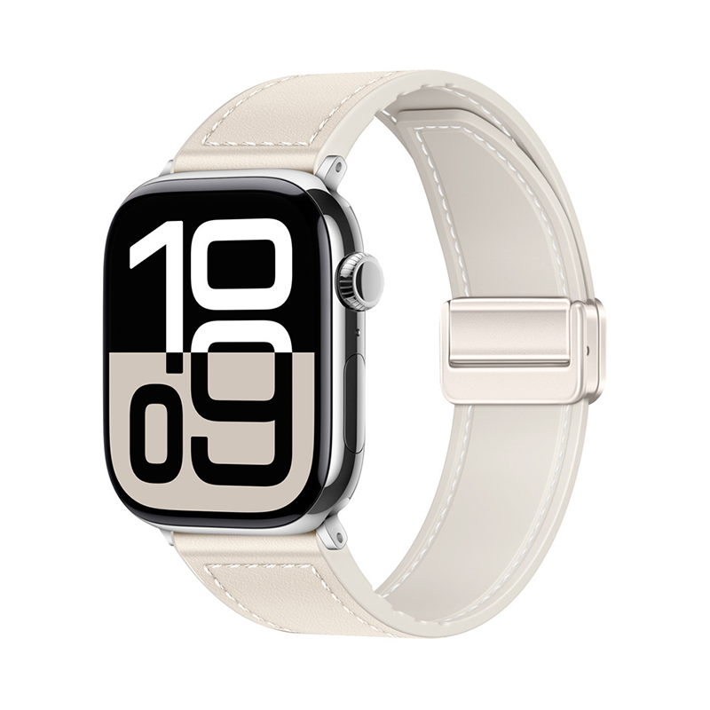 【全40色】シリコンレザーマグネットバンド【アップルウォッチ】