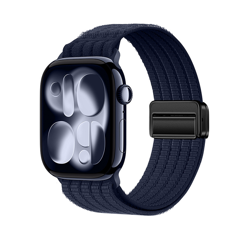 リブナイロン Apple Watchバンド ネイビー