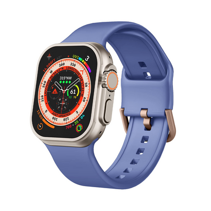 [30 colors available] Color buckle silicone band [Apple Watch]