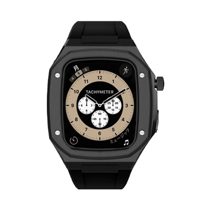 [13 colors available with integrated case] Premium metal band [Apple Watch]