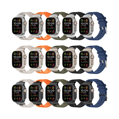 [15 colors available] Premium Liquid Silicone Band [Apple Watch]