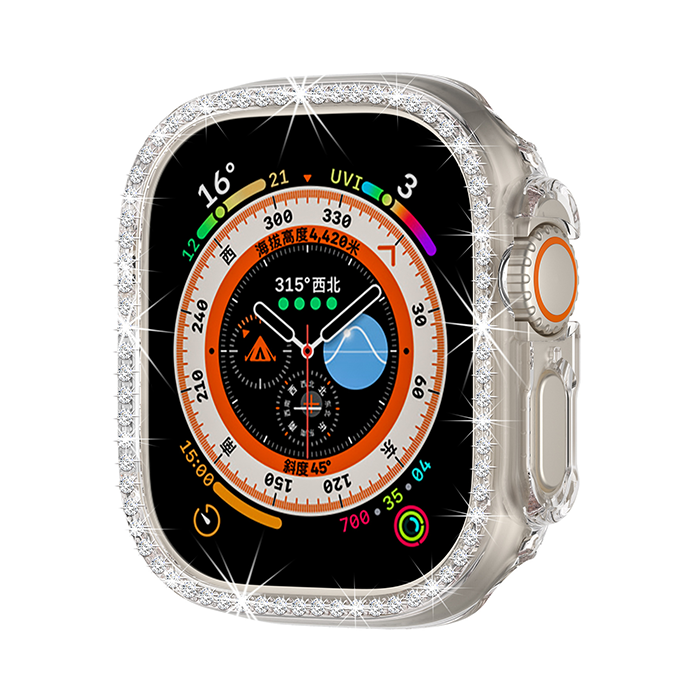 【大人可愛い】ラインストーンPC保護カバー【アップルウォッチ】