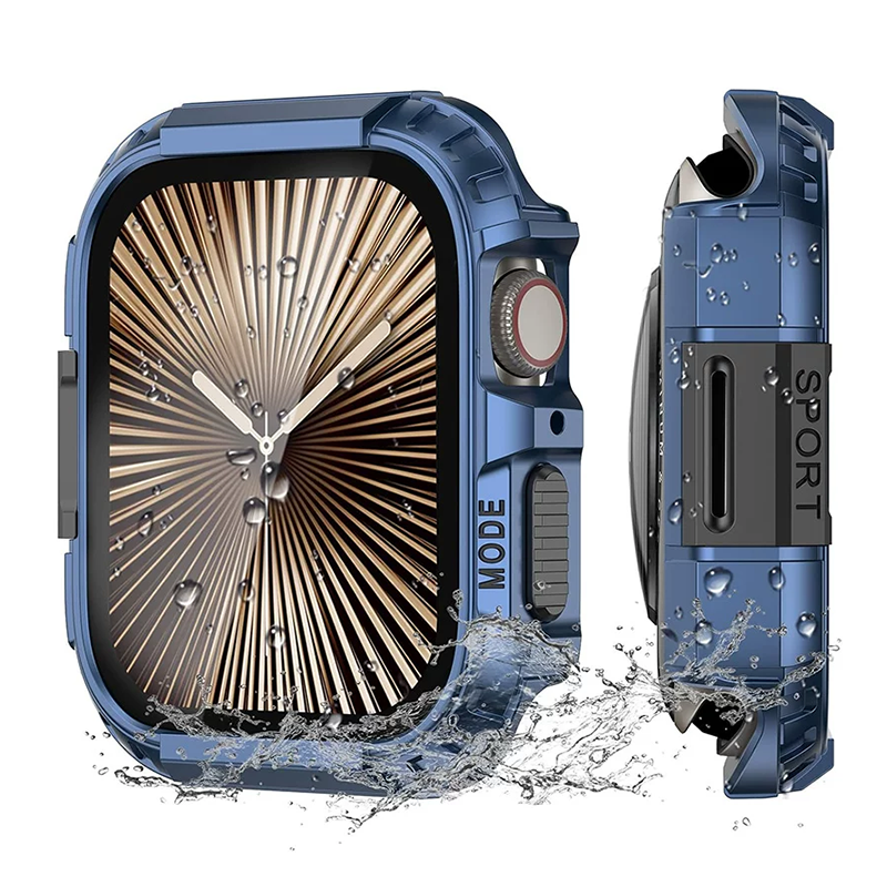 [Film-attached] Metal PC Body Protective Case [Apple Watch]