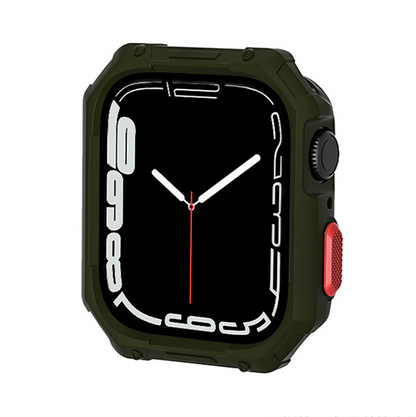 【ガラス無し両面保護】カラーボタンプロテクトケース【アップルウォッチ】