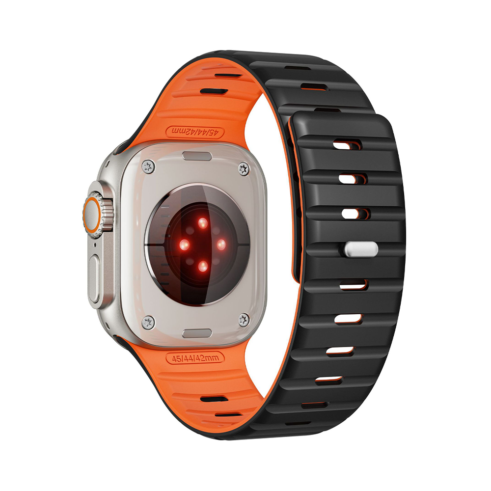 【磁力で快適フィット】ダブルロックマグネットバンド【アップルウォッチ】