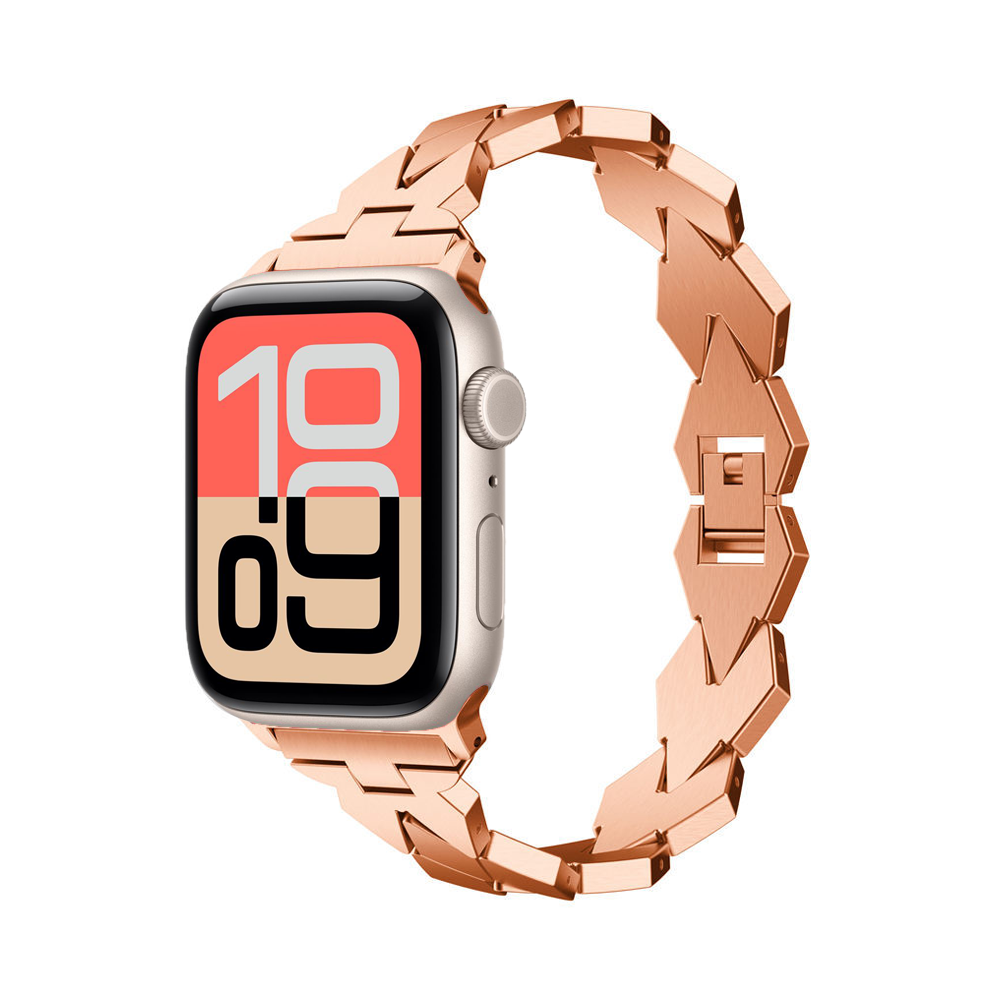 [3 colors available] Rhombus stainless steel band [Apple Watch]