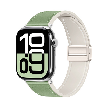 【全40色】シリコンレザーマグネットバンド【アップルウォッチ】