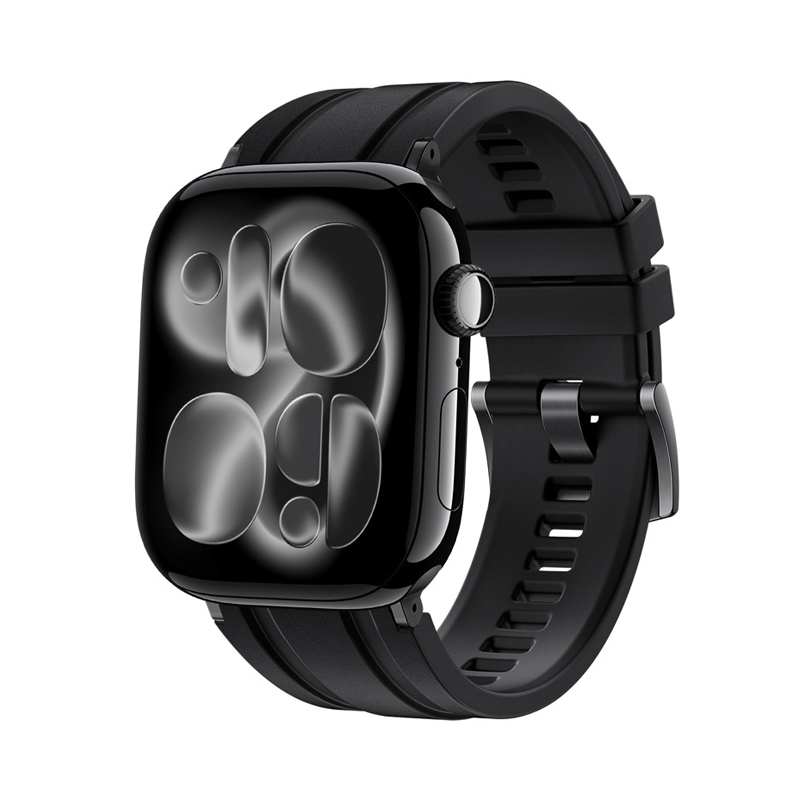 【日常防水対応】ツインラインフッ素ラバーバンド【アップルウォッチ】