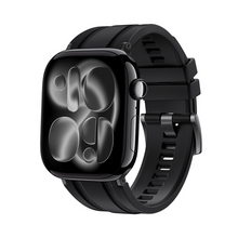 [Daily waterproof] Twin-line fluorine rubber band [Apple Watch]