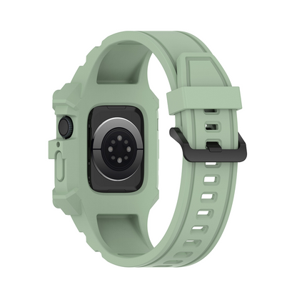 [10 colors available] Explorer silicone case integrated band [Apple Watch]