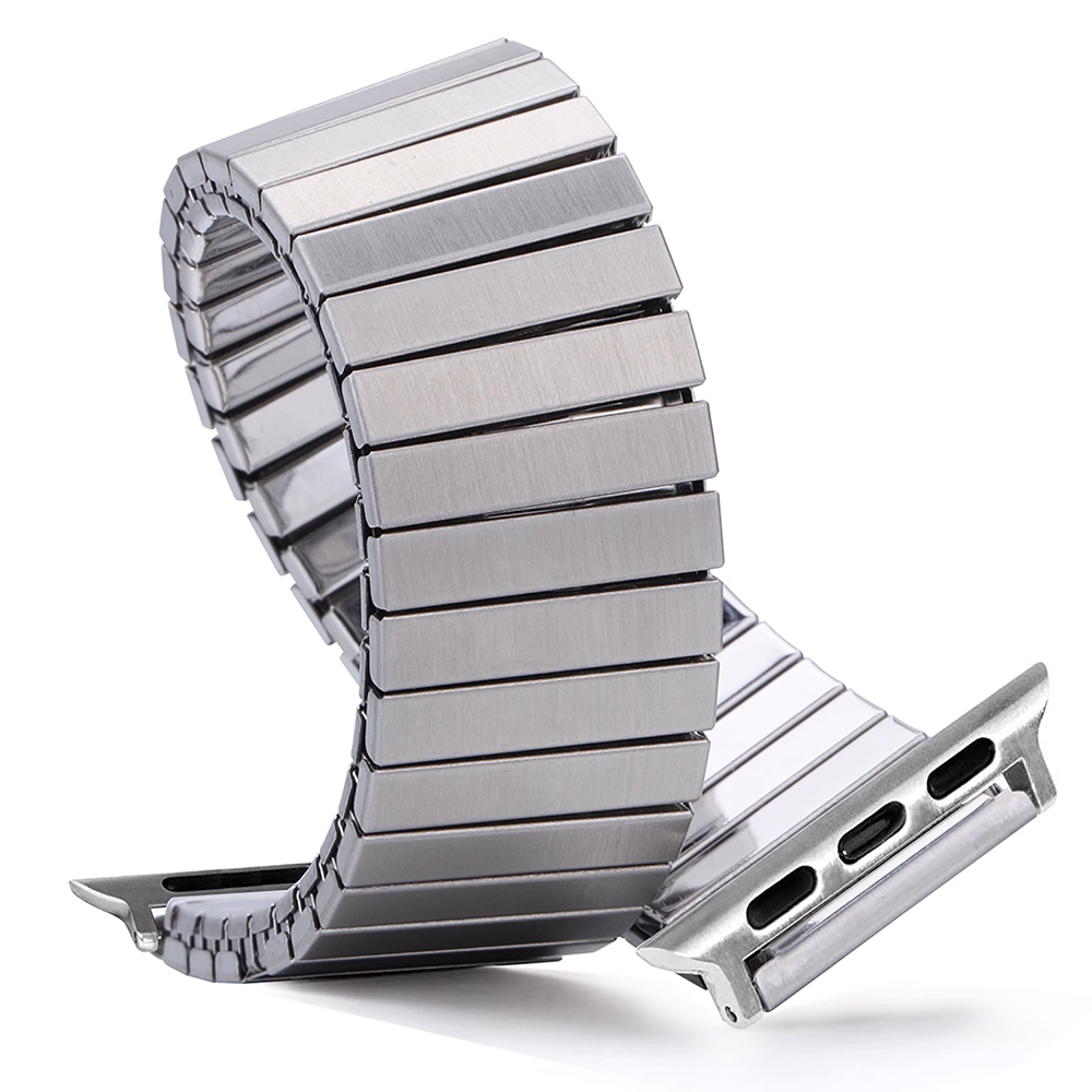 [2 colors available] Solo Loop Bellows Stainless Steel Band [Apple Watch]